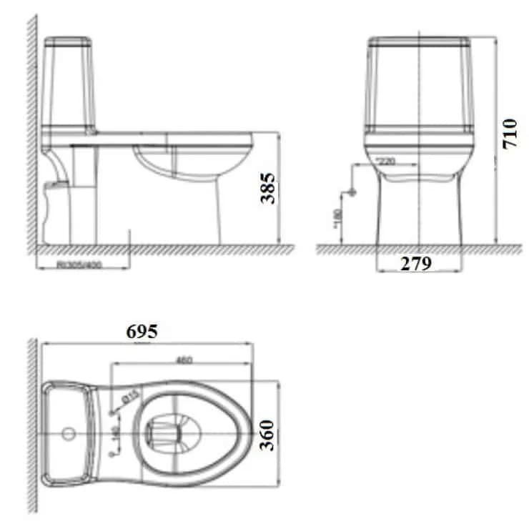 Bồn Cầu American Standard VF-1858 Dòng Cozy
