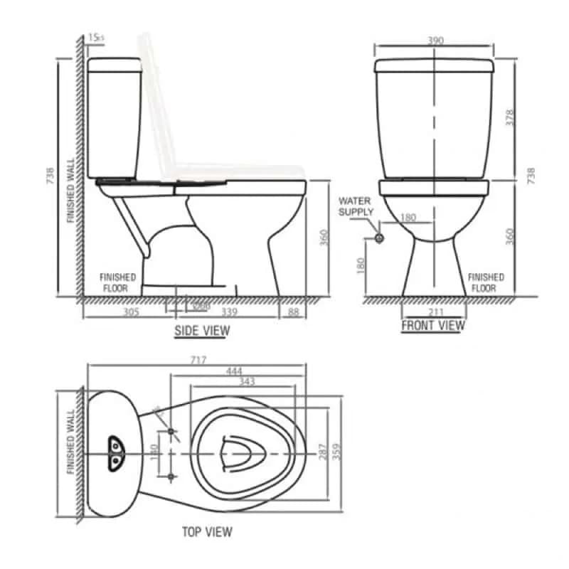 Bồn cầu American Standard VF-2013S