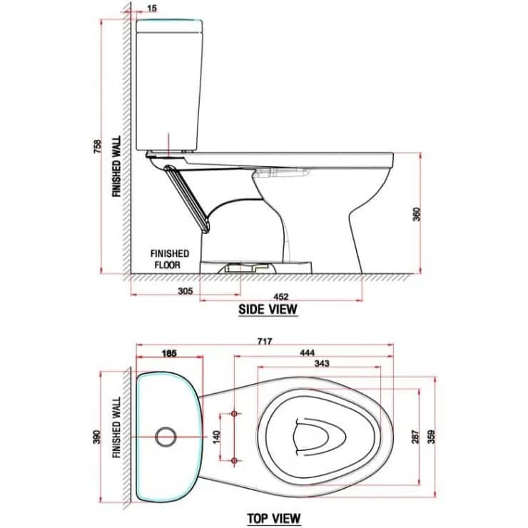 Bồn cầu American Standard VF-2397SL dòng WinPlus+