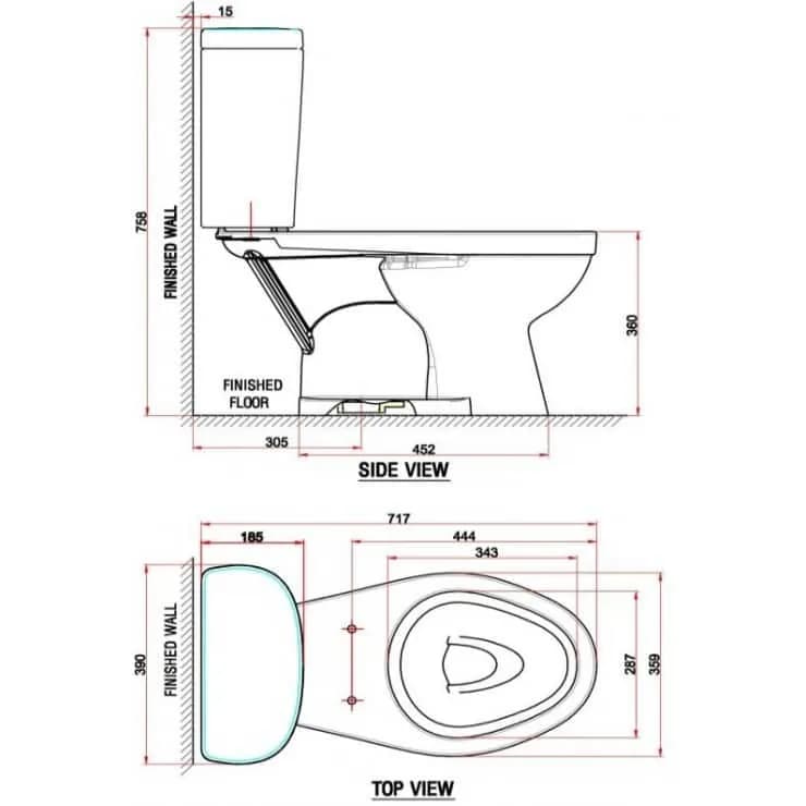 Khám phá sự tiện lợi và sang trọng của bồn cầu American Standard VF-2398S3 nắp rửa cơ dòng WinPlus