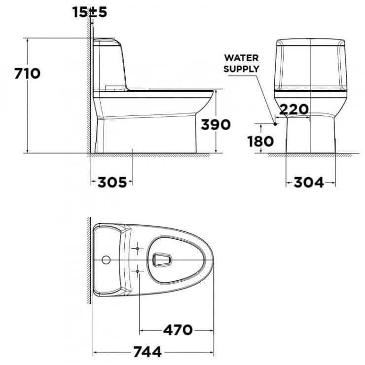 Bồn cầu American Standard WP-1830PL
