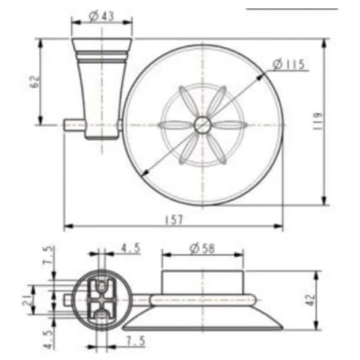 Đĩa đựng xà phòng American Standard WF-6582