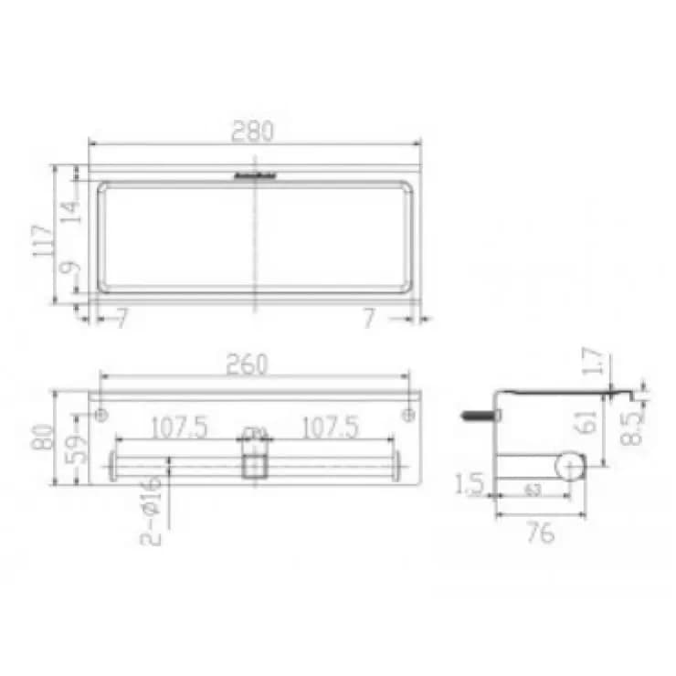 Móc giấy vệ sinh American Standard WF-0499 dòng Concept