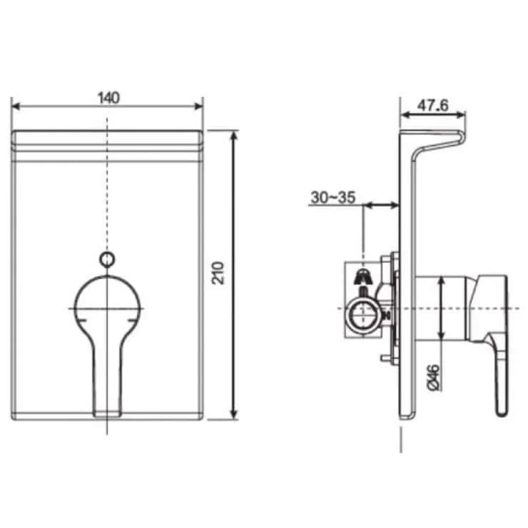Van điều chỉnh American Standard WF-3922