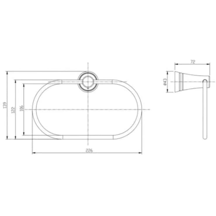 Vòng treo khăn American Standard WF-6590 bộ sưu tập Seva