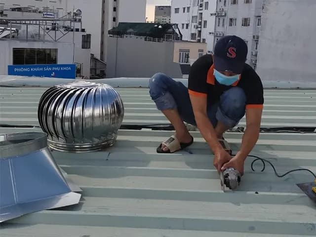 Quả cầu thông gió nhôm Φ500