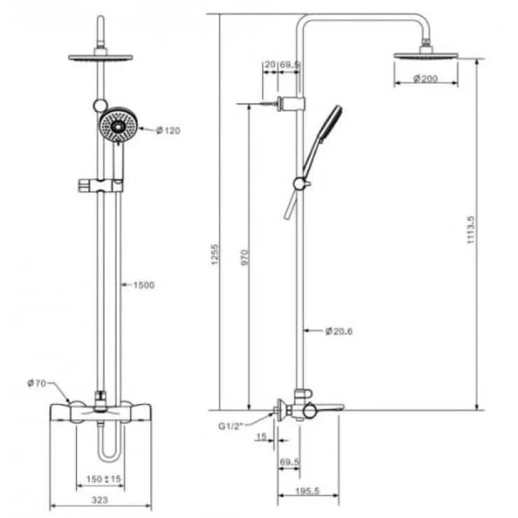 bộ sen cây American Standard WF-4952 dòng EasySET
