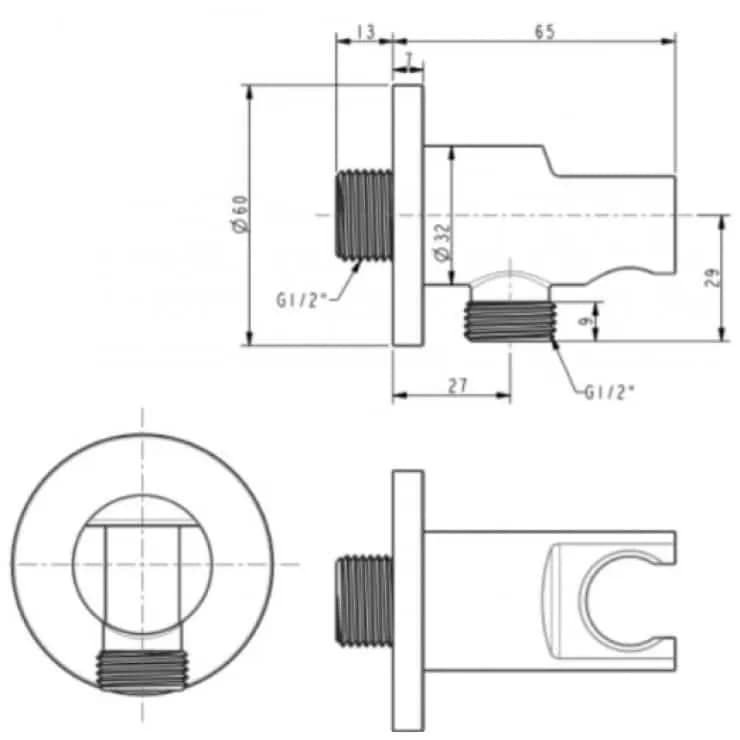 Co nối American Standard FFAS9141 EasySET tròn