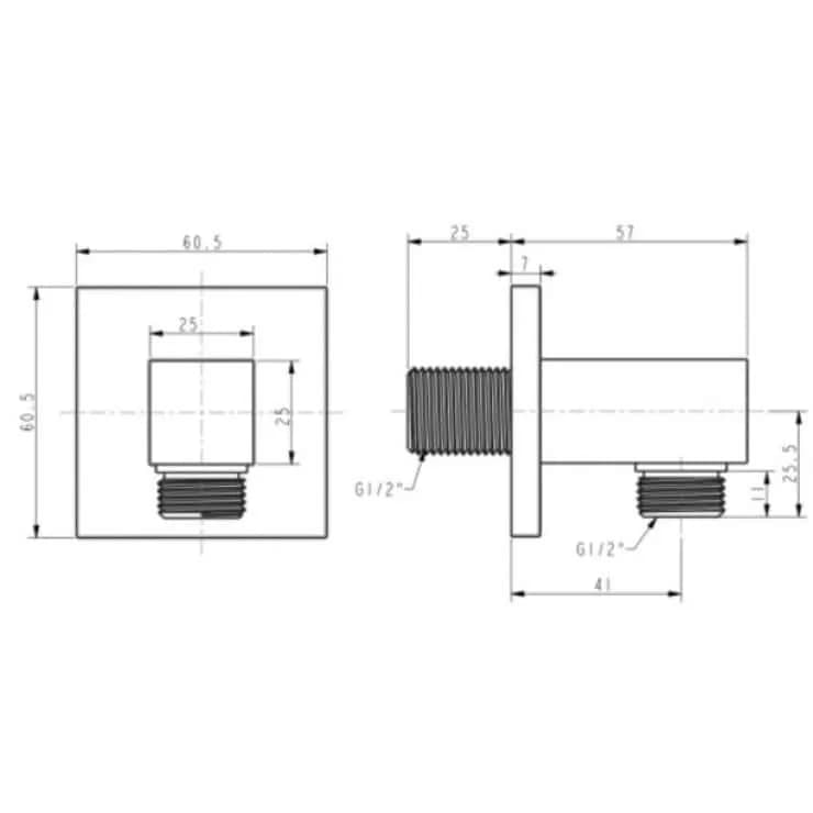 Co nối American Standard FFAS9142