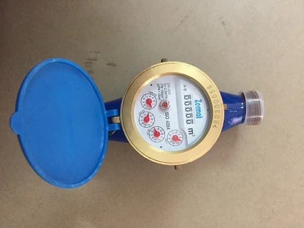 Đồng hồ nước Zermat DN-20C đường kính phi 27 kết nối rắc co