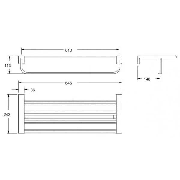Kệ để khăn Acacia E American Standard K-1395