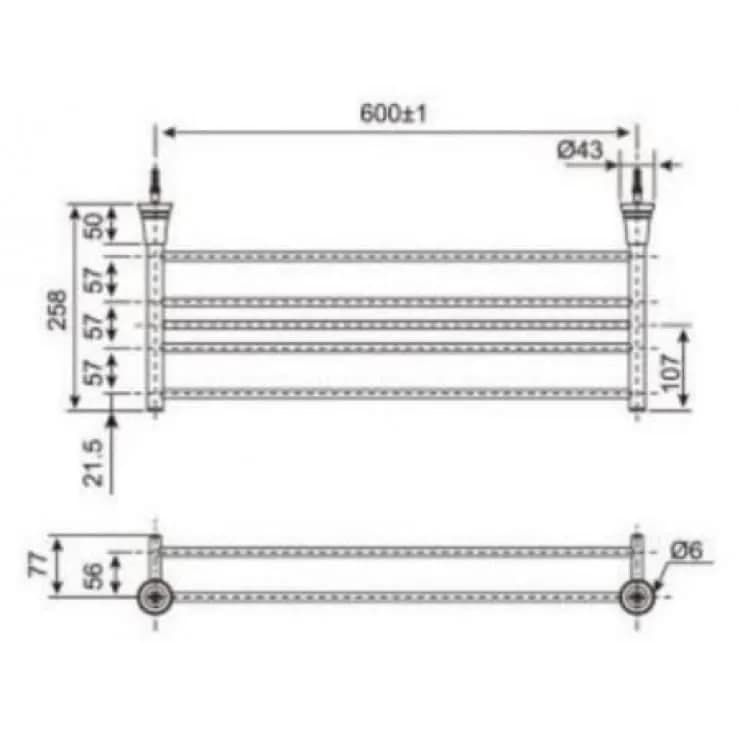kệ khăn 2 tầng American Standard WF-6587