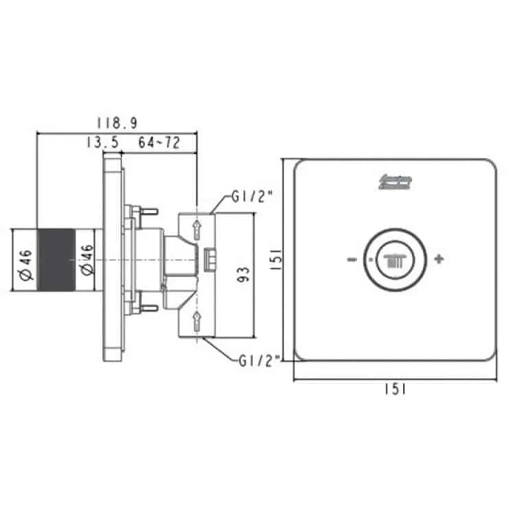 Nút điều chỉnh American Standard FFAS0926 EasySET