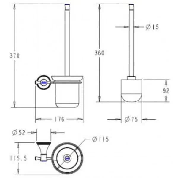 Phụ kiện vệ sinh Heritage American Standard WF-0286
