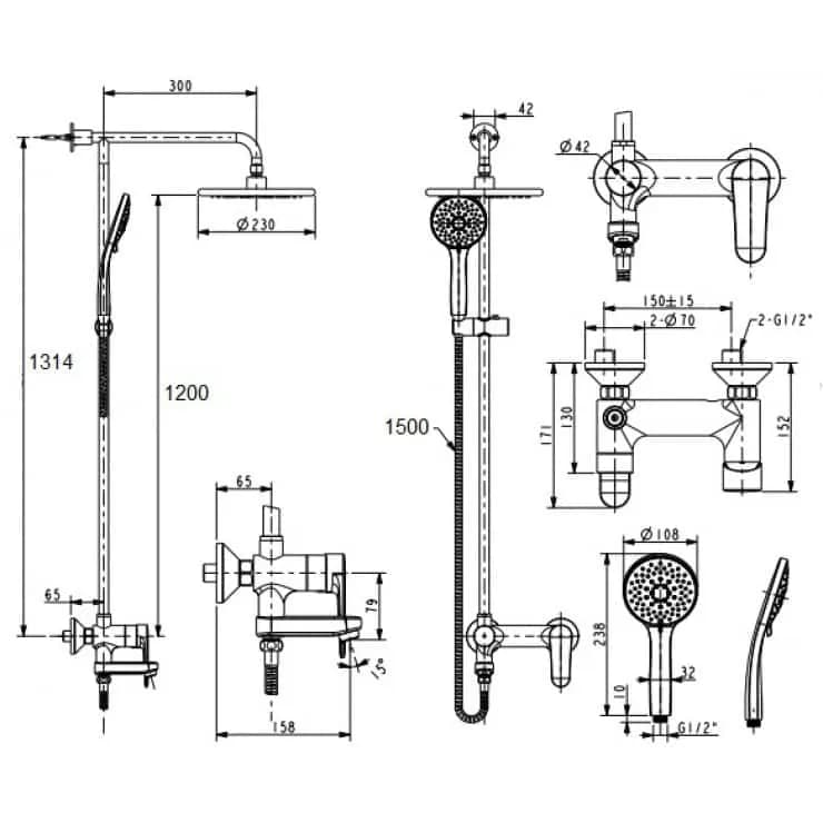 sen cây American Standard WF-9089E dòng Simplica