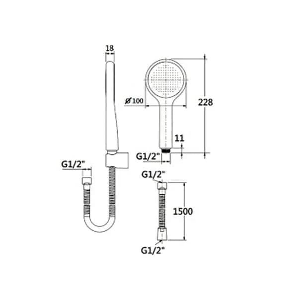 Khám phá sự hoàn hảo của tay sen American Standard FFASS506-PI
