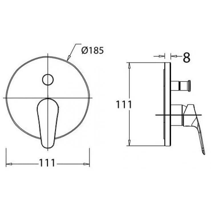 Van điều chỉnh American Standard WF-0321 dòng Cygnet