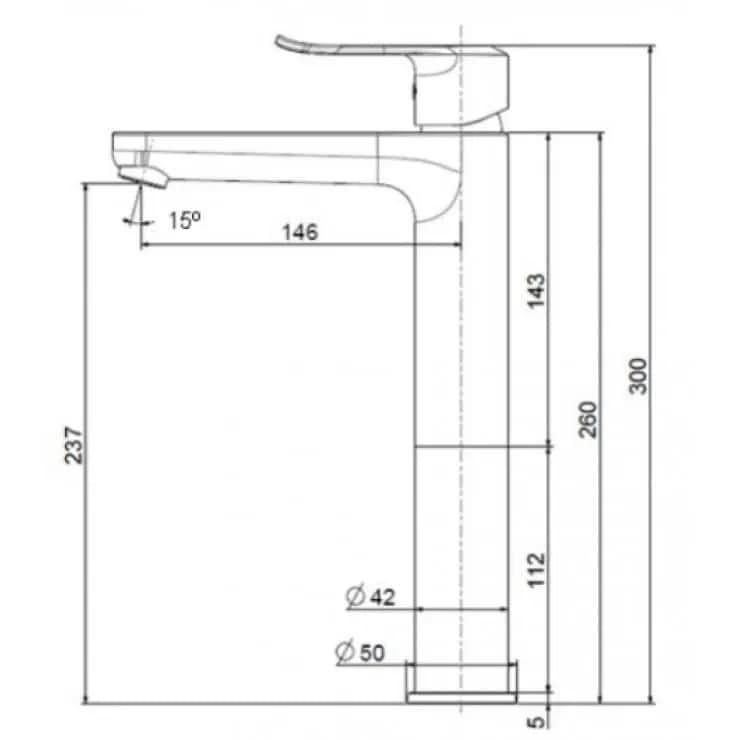 Vòi lavabo American Standard WF-0703 Neo Modern nóng lạnh