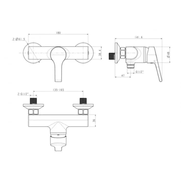 vòi sen American Standard Active WF-3913