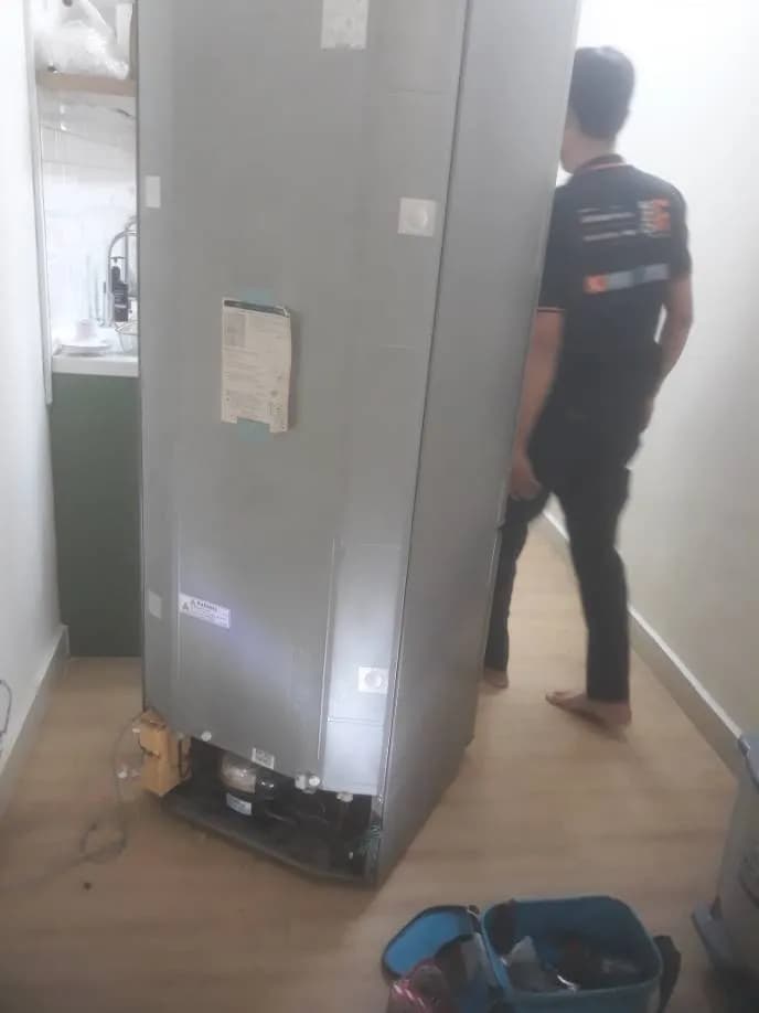 Sau khi hoàn thành sửa tủ lạnh tại Phường 4, Quận 8 — thợ Đặng Anh Huy