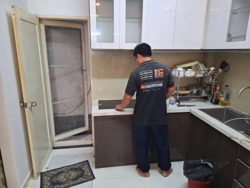 Sau khi hoàn thành sửa bồn rửa 1FIX.vn tại Quận 7 — thợ ĐÔNG TRẦN