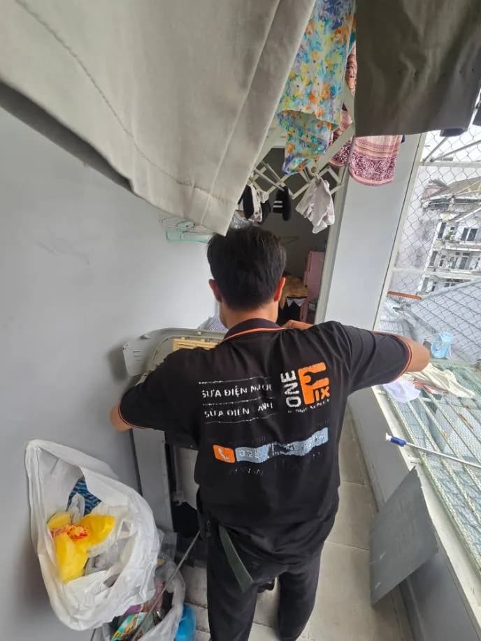 Sau khi hoàn thành sửa máy giặt tại Phường 6, Quận 10 — thợ LỘC LÊ