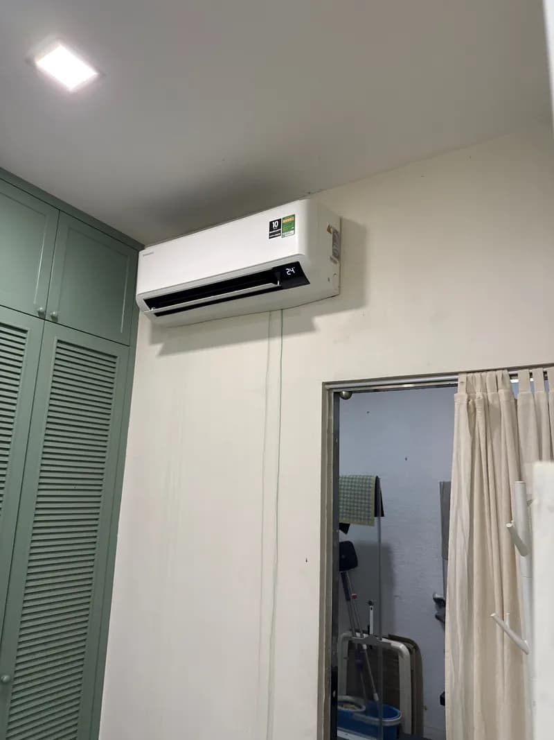 Sau khi hoàn thành sửa máy lạnh cục nóng SAMSUNG tại p.11, Phú Nhuận — thợ ĐỨC ĐỖ