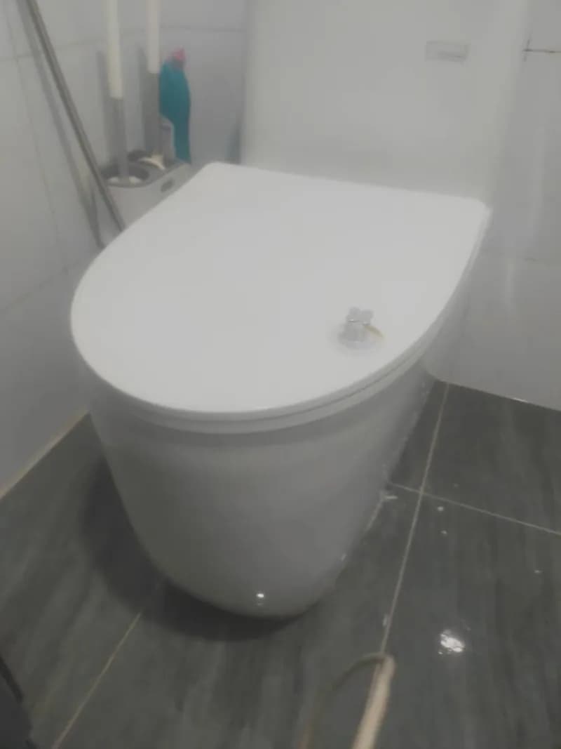 Trước khi sửa: Thay gioăng và chống thấm chân bồn cầu tại Bình Tân tại Bình Tân