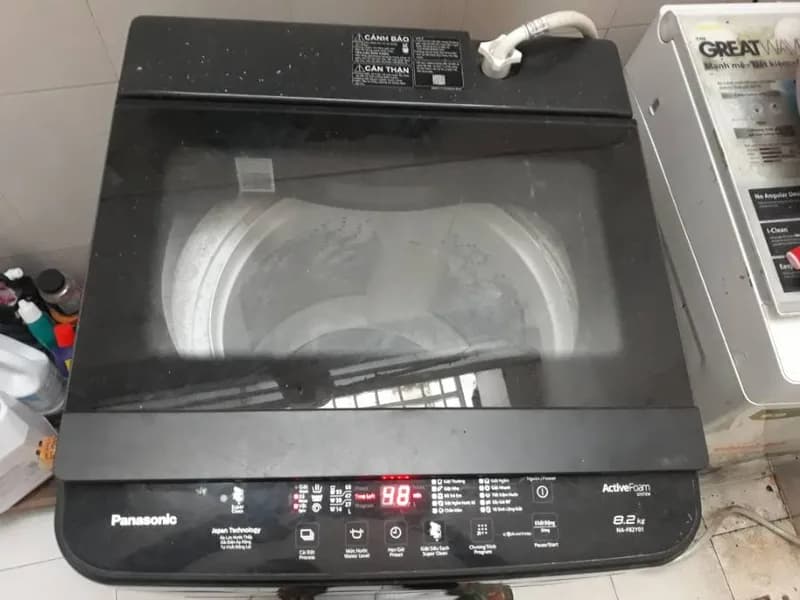 Trước sửa máy giặt lồng đứng Panasonic tại phường 1, Quận 4 — thợ CHÍ TÂM