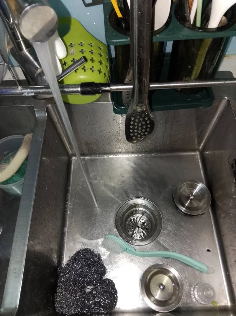 Kết quả Thông tắc bồn rửa chén bằng máy nén khí tại Quận 10 tại Quận 10 — thợ Trương Công Việt Trân