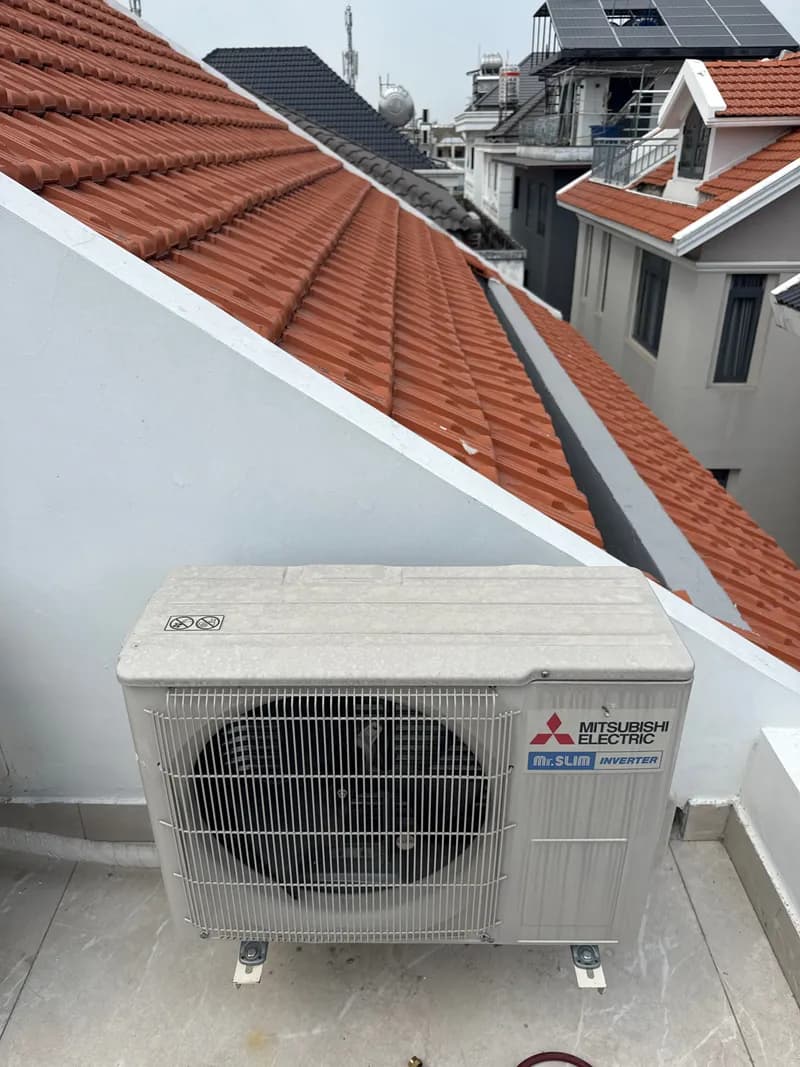 Trước sửa máy lạnh treo tường Mitsubishi Electric tại Thủ Đức — thợ ĐỨC ĐỖ