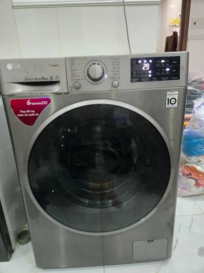 Sau khi hoàn thành sửa máy giặt cửa trước LG tại Quận 1 — thợ LỘC LÊ