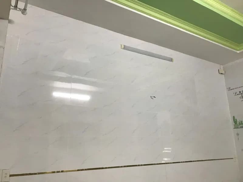 Sau khi sửa: Ốp gạch tường chống thấm chuyên nghiệp tại phường 14 Gò Vấp