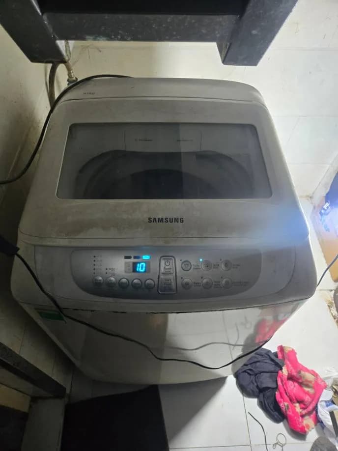 Sau khi hoàn thành sửa máy giặt cửa trên Samsung tại Bình Thạnh — thợ LỘC LÊ