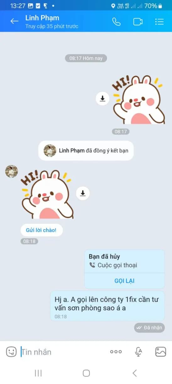 Trước khi sửa: Sơn lại tường cũ, trám nứt và chống thấm tại Tân Bình tại Phường Tân Bình, Tân Bình