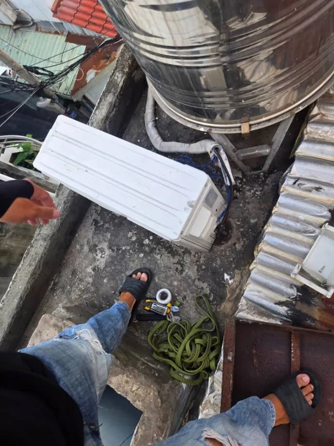 Trước khi sửa: Dịch vụ tháo dỡ máy lạnh tại Phường 8, Quận Phú Nhuận tại Phường 8, Phú Nhuận