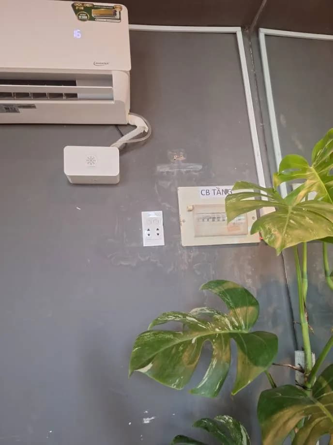 Sau khi hoàn thành sửa máy lạnh treo tường Panasonic tại TPHCM — thợ ĐÔNG TRẦN