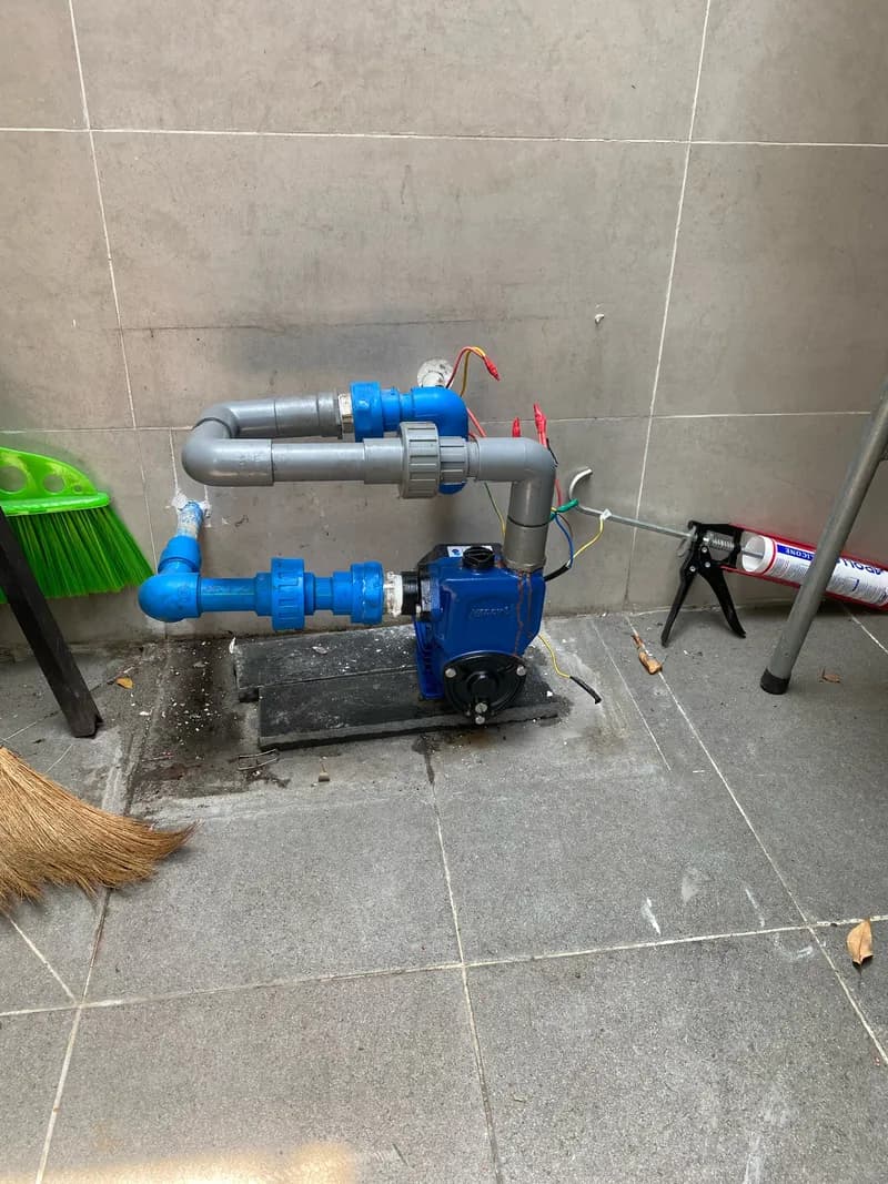 Trước sửa máy bơm nước gia đình DAPHA tại TPHCM — thợ DƯƠNG OAI