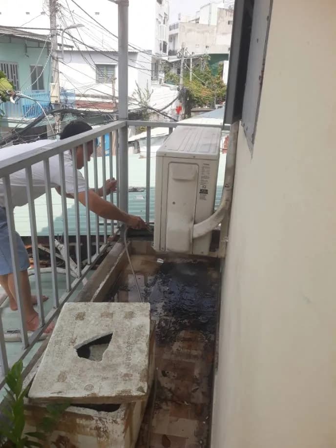 Sau khi hoàn thành sửa máy lạnh treo tường DAIKIN tại TPHCM — thợ HUY ĐẶNG