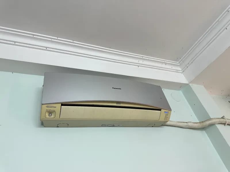 Trước sửa dàn nóng máy lạnh Panasonic tại TPHCM — thợ TÚ ĐỖ