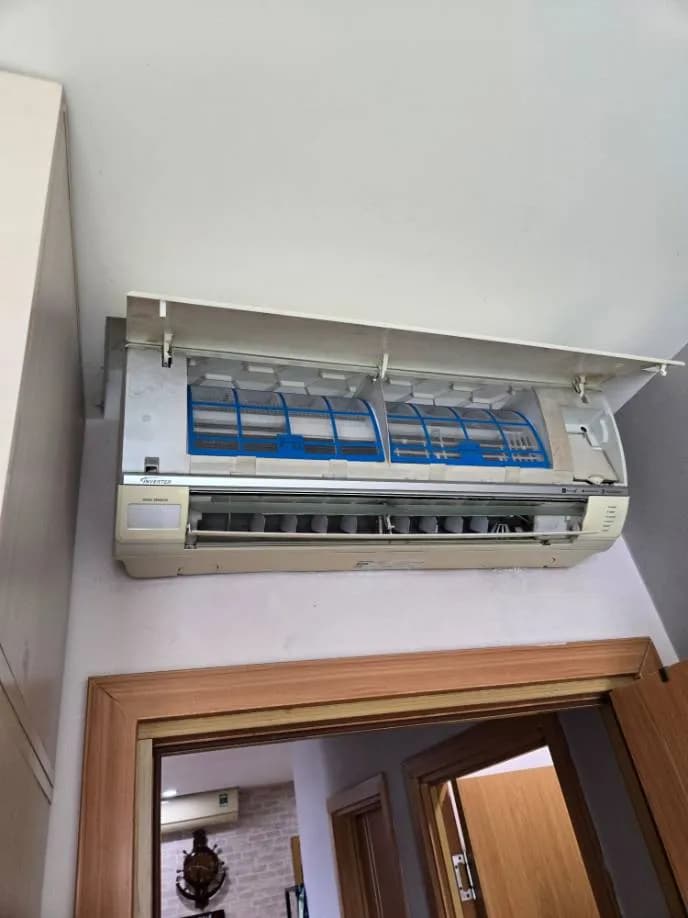 Sau khi hoàn thành sửa dàn nóng máy lạnh Panasonic tại TPHCM — thợ LỘC LÊ