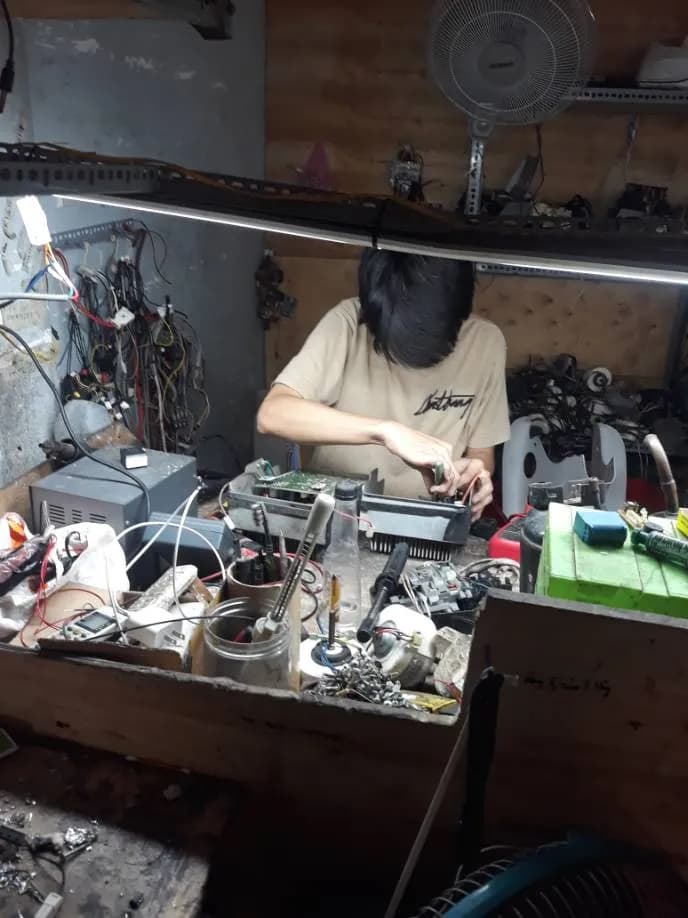 Sau khi hoàn thành sửa máy lạnh tại phường bình hưng hoà bình tân, Bình Tân — thợ Đặng Anh Huy