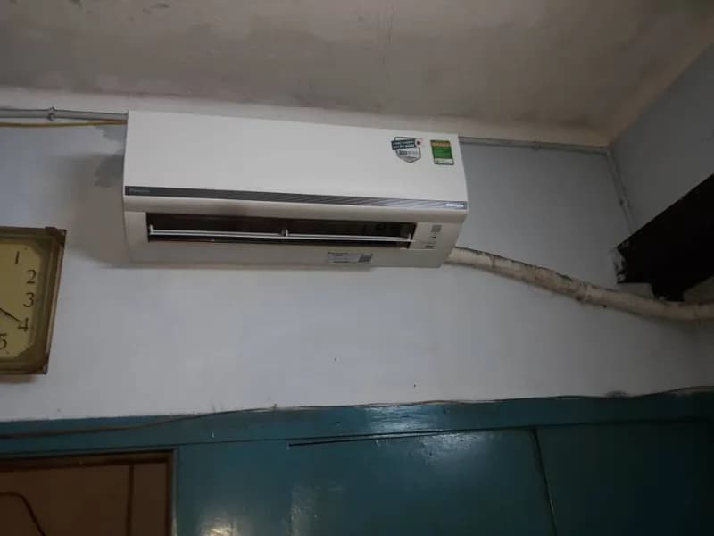 Sau khi hoàn thành sửa máy lạnh treo tường Daikin tại Quận 3 — thợ Lê Hữu Lộc
