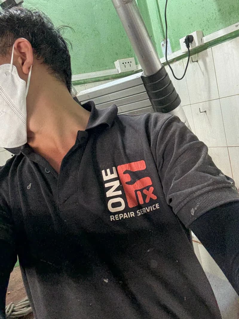 Trước sửa quạt hút âm trần tại Bình Thạnh — thợ Hồ Như Vũ