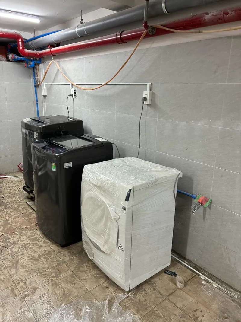 Lắp đường ống cấp nước máy giặt từ toilet tại TPHCM tại TPHCM