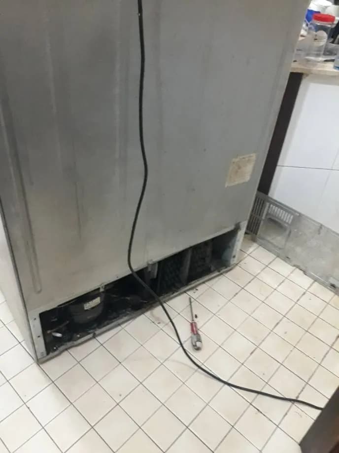 Trước sửa tủ lạnh side-by-side LG tại Quận 1 — thợ Đặng Anh Huy