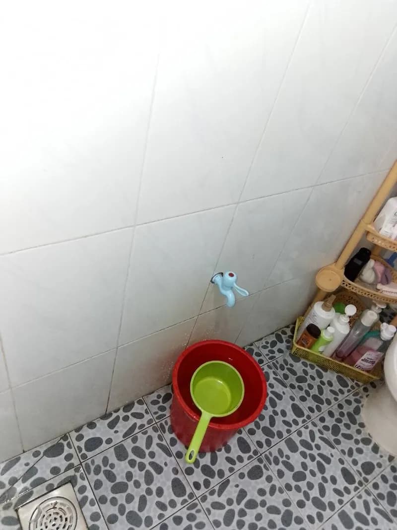 Sau khi hoàn thành sửa vòi nước tại Tân Phú — thợ Trương Công Việt Trân