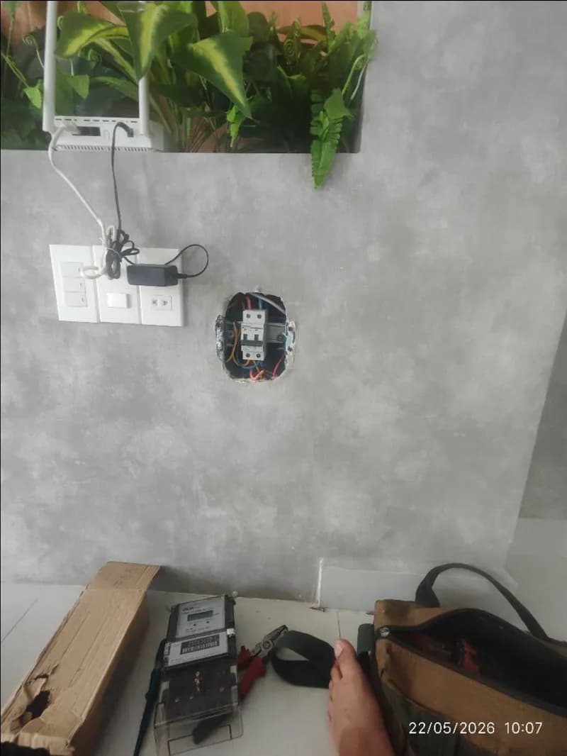 Trước sửa đồng hồ điện Gelex Emic tại TPHCM — thợ Nguyễn Hoàng Khánh