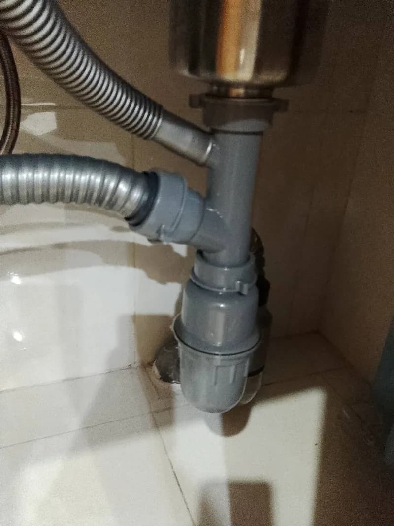 Sau khi hoàn thành sửa chậu rửa chén tại phường 5, Quận 8 — thợ Bùi Văn An (5 sao)