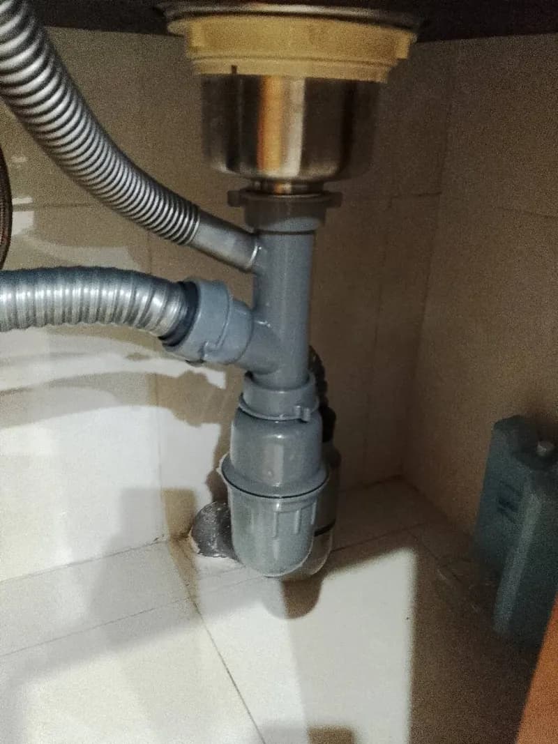Trước sửa chậu rửa chén tại phường 5, Quận 8 — thợ Bùi Văn An